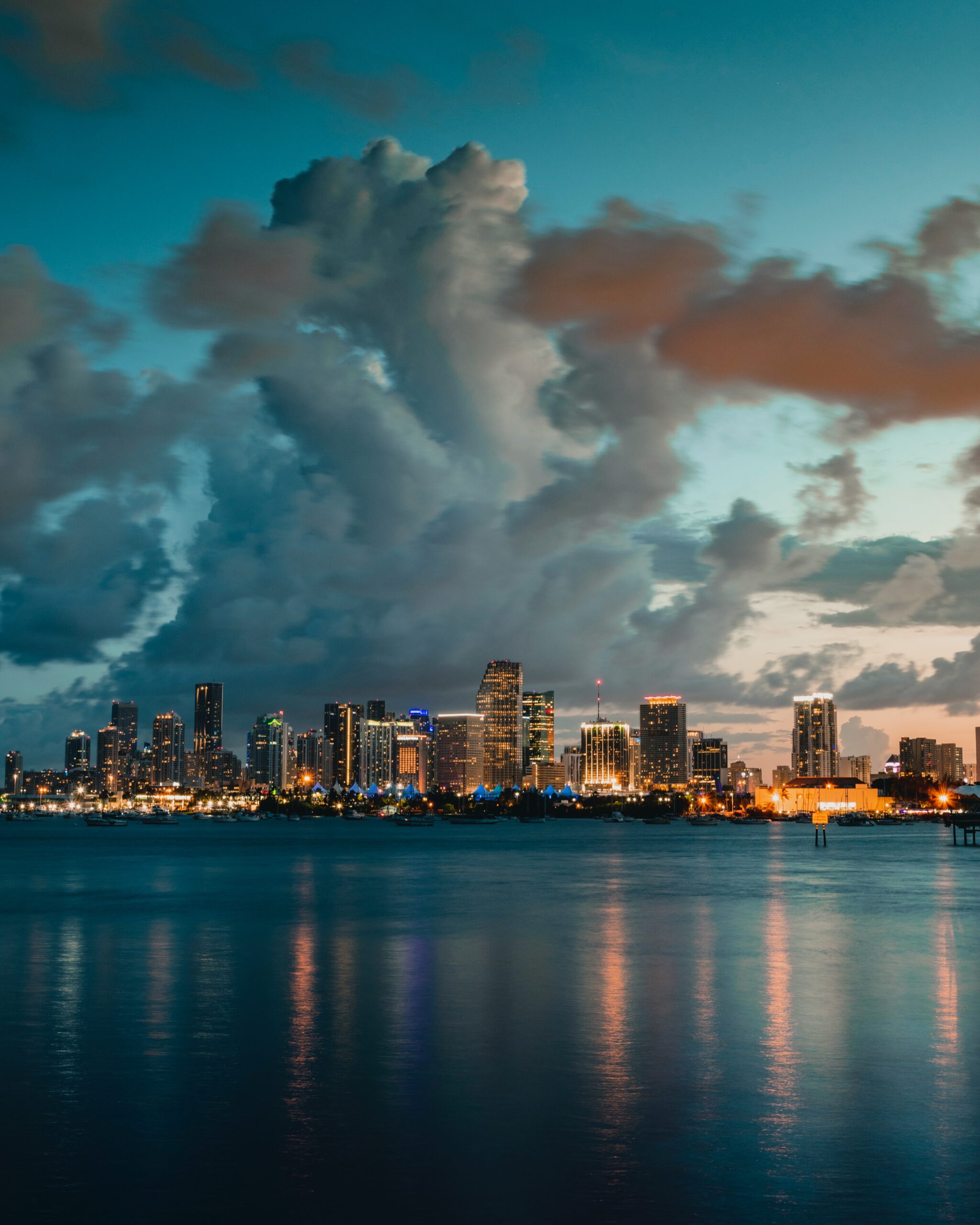 Miami Skyline at Night