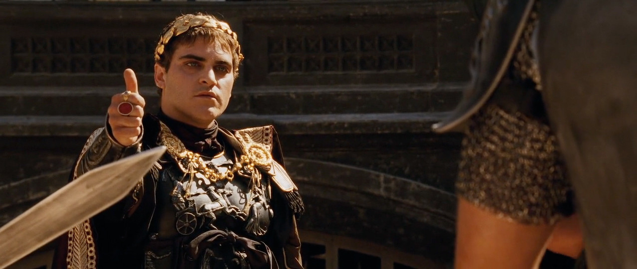 Commodus from Gladiator